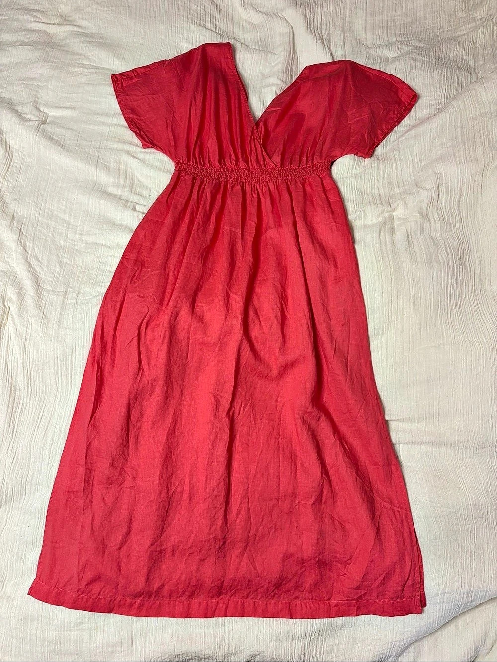 BODEN Coral Maxi Dress Size 16-18R Like New